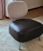 Fauteuil met organische vorm, designlook (Leolux-inspiratie), Gebruikt, 75 tot 100 cm, Ophalen of Verzenden, Modern