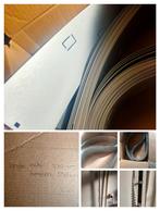 Gratis lamellen met rails, Doe-het-zelf en Verbouw, Buizen en Afvoer, Ophalen, Overige materialen, Gebruikt, 80 mm of meer