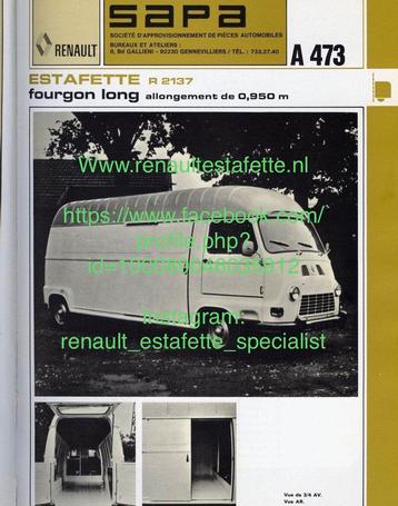 Renault Estafette onderdelen