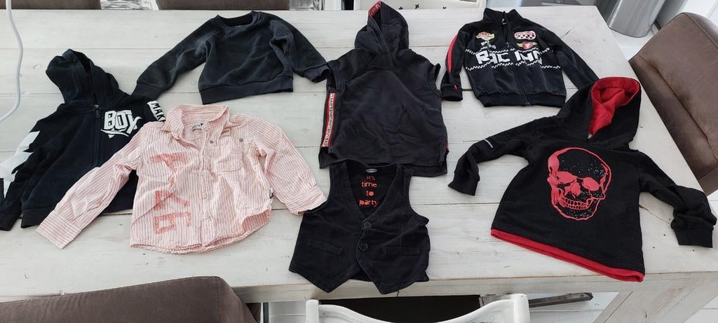 Trui sweater trainingsjack gilet blouse maat 98 104 samen €8, Ophalen of Verzenden, Gebruikt, Jongen, Trui of Vest