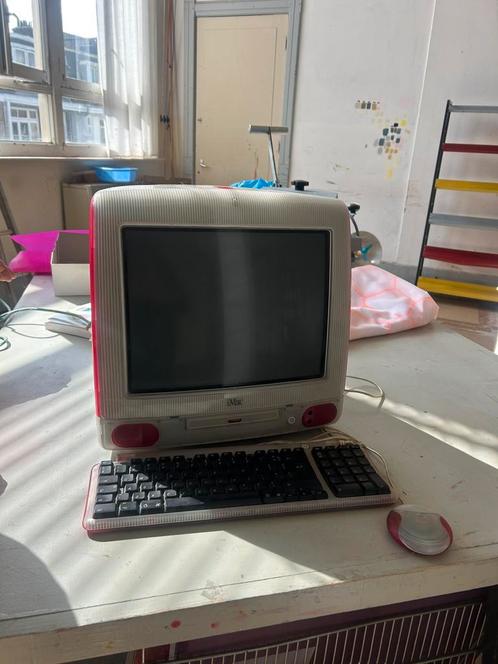 iMac G3 Strawberry (1999) – Vintage Apple Computer, Computers en Software, Vintage Computers, Ophalen