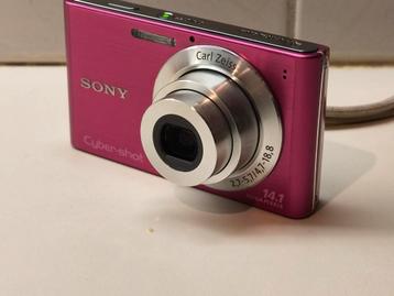 Sony Cybershot DSC-W320 Roze - 14.1MP beschikbaar voor biedingen