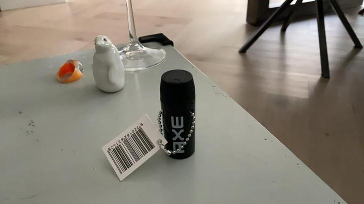 Nieuwe Axe sleutelhanger met oordopjes, Verzamelen, Sleutelhangers, Nieuw, Ophalen of Verzenden