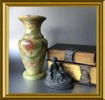 Mooie groene onyx vaas, Antiek en Kunst, Ophalen of Verzenden