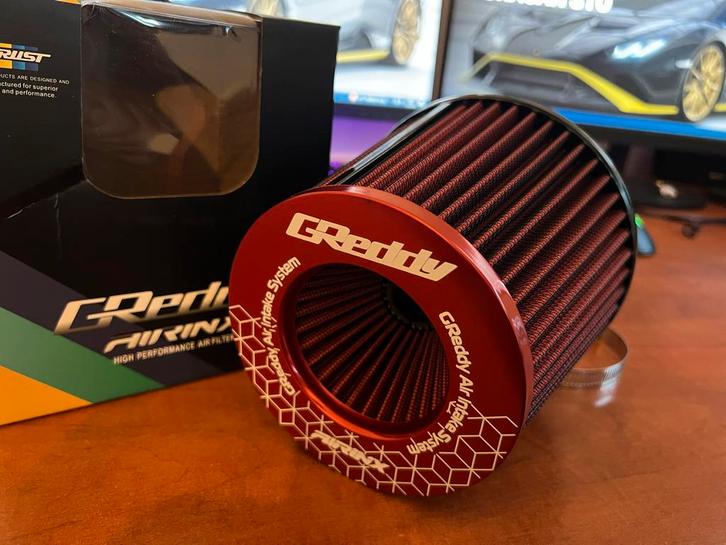 Nieuwe Greddy Sport Luchtfilter - Universeel Rood, Auto-onderdelen, Motor en Toebehoren, Universele onderdelen, Nieuw, Ophalen of Verzenden