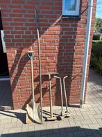 Stratenmaker grondwerk Stenentrekker, Stamper, Schep, Doe-het-zelf en Verbouw, Gereedschap | Handgereedschap, Ophalen, Zo goed als nieuw