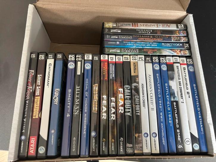 Oude PC Games Collectie - 26 Stuks!, Spelcomputers en Games, Games | Pc, Gebruikt, Strategie en Constructie, 1 speler, Vanaf 16 jaar