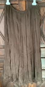 Lange gevoerde bruine rok; taille 39,5 cm; Wissmach; 80 cm, Maat 38/40 (M), Bruin, Ophalen of Verzenden, Zo goed als nieuw