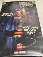 Coca-Cola Muziek Poster Vintage, Verzamelen, Ophalen of Verzenden, Zo goed als nieuw, Rechthoekig Staand, Muziek