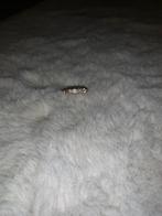 Gouden ring met diamanten (echtheid onbekend), Gebruikt, Ophalen of Verzenden, 17 tot 18, Dame of Heer