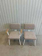 2 beige eetkamerstoelen - Scandinavisch Deens design, Huis en Inrichting, Stoelen, Ophalen, Gebruikt, Twee, Overige kleuren