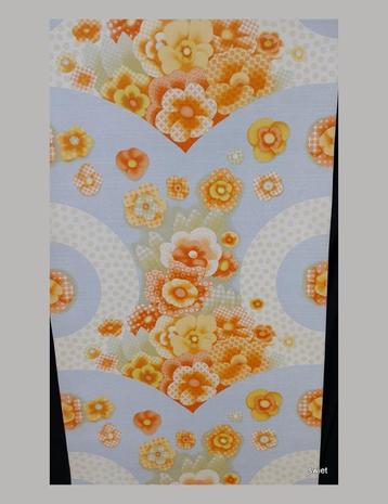 7393 Vintage retro oud barok bloemetjes behang behangpapier beschikbaar voor biedingen