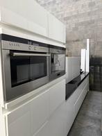 Complete Moderne Rechte Keuken + Apparatuur + GEDEMONTEERD, Ophalen of Verzenden, Wit, Composiet, Enkelwandige keuken