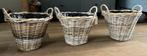 Rieten mand (3), Huis en Inrichting, Ophalen, Zo goed als nieuw, Rechthoekig, Riet