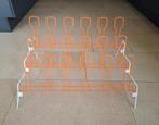 Vintage Tomado oranje schoenenrek voor 9 paar schoenen, Ophalen of Verzenden, Gebruikt