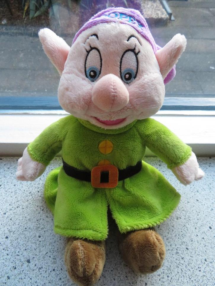 Disney Dwerg Dopey AH merk Nicotoy Albert Heijn ca 28 cm, Kinderen en Baby's, Speelgoed | Knuffels en Pluche, Zo goed als nieuw