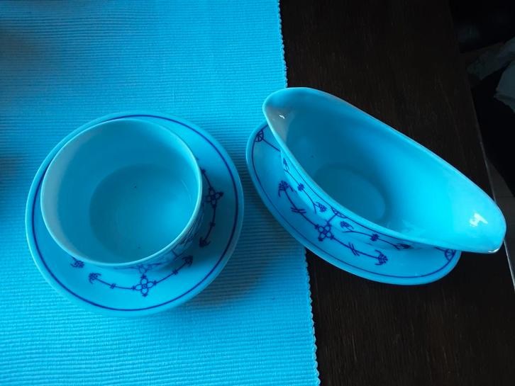 Saks blau JAGER juskommen vanaf, Antiek en Kunst, Antiek | Porselein, Ophalen of Verzenden