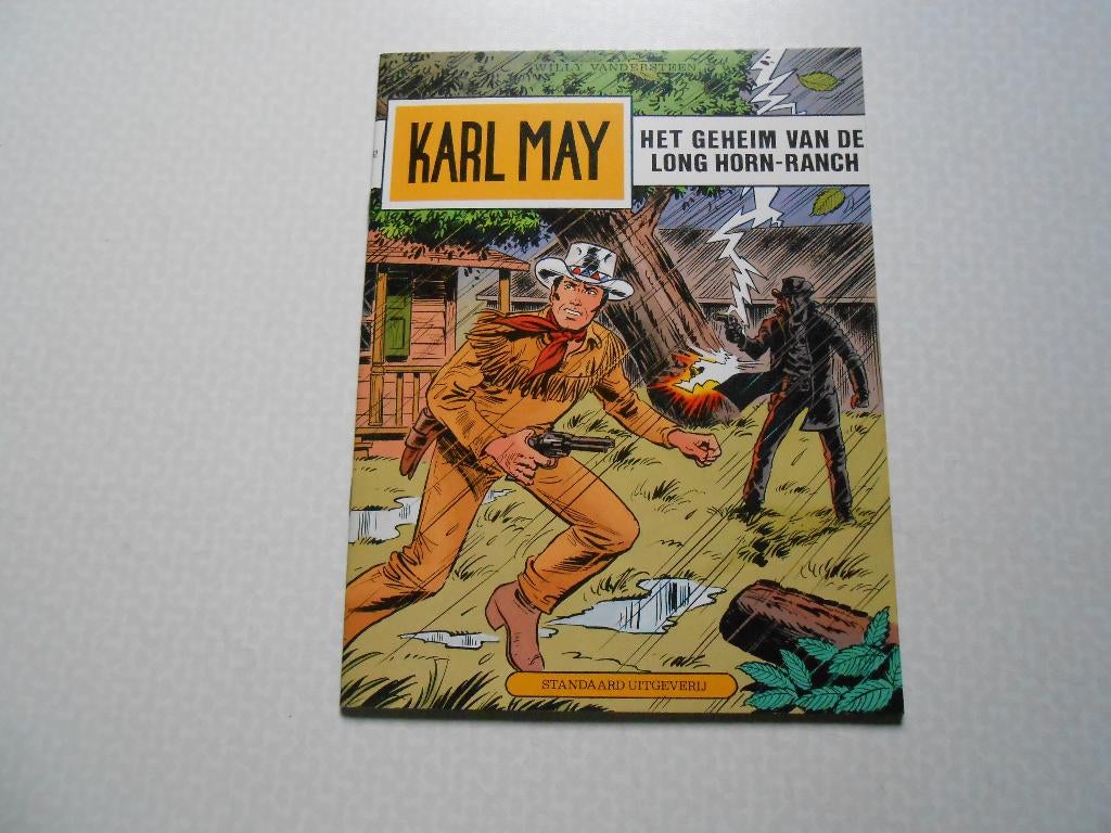 Karl May 82 Het geheim van de Long Horn-ranch 1984 1 ste dr., Willy Vandersteen, Eén stripboek, Nieuw, Ophalen of Verzenden