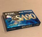 TDK SA-90 tape chroom cassettebandje, Overige genres, 1 bandje, Ophalen of Verzenden, Nieuw in verpakking