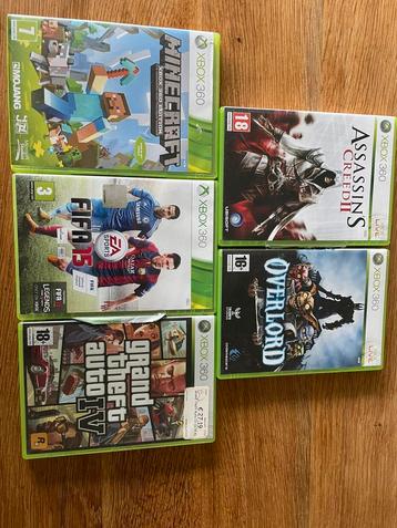 Xbox 360 spellen (5stuks)  beschikbaar voor biedingen