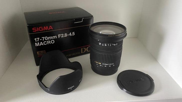 Zoomlens Sigma 17 – 70 mm (Canon), Audio, Tv en Foto, Fotografie | Lenzen en Objectieven, Zo goed als nieuw, Groothoeklens, Zoom