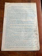 Getypt verslag Bezoek Wilhemina Stoottroepen Eindhoven NBS, Verzamelen, Verzenden, Foto of Poster, Nederland