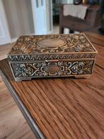 Metalen sieraden doosje, Ophalen of Verzenden, Gebruikt