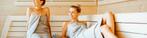 sauna  Entree SpaVeluwe voor 2 personen, t.w.v. €49, Sport en Fitness, Sauna, Ophalen of Verzenden