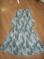 NIEUW! Trendy vintage botanische plant jurk maat XXL 48, Verzenden, Nieuw, Groen, Jurk