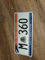 Vintage Sint Maarten Kentekenplaat, Verzamelen, Automerken, Motoren en Formule 1, Ophalen of Verzenden, Gebruikt, Auto's