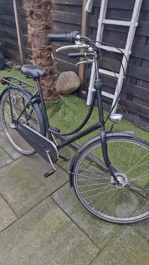 luxe Omafiets i.z.g.s. 55 cm, Fietsen en Brommers, Fietsen | Dames | Omafietsen, Gebruikt, 53 tot 56 cm, Handrem, Versnellingen