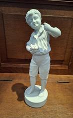 Prachtig biscuit porseleinen beeld, Verzamelen, Beelden en Beeldjes, Ophalen of Verzenden, Zo goed als nieuw, Mens