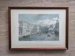 Prent in lijst ''The Old Custom House, 1753', Antiek en Kunst, Ophalen of Verzenden