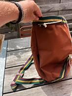 Leuke retro rugtas, Sieraden, Tassen en Uiterlijk, Tassen | Schoudertassen, Ophalen of Verzenden, Zo goed als nieuw, Bruin, Overige merken