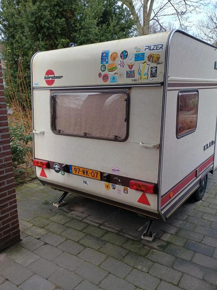 Leuke Bürstner caravan te koop!, Caravans en Kamperen, Caravans, Particulier, tot en met 3, 500 - 750 kg, Kleine zit, Bürstner