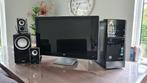 Complete HP computer met groot 25 inch scherm en boxen, Computers en Software, Desktop Pc's, Ophalen, Hp, HDD, Zo goed als nieuw