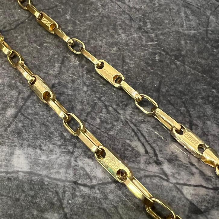 Prachtige 14kt gouden monte carlo ketting, Sieraden, Tassen en Uiterlijk, Kettingen, Nieuw, Goud, Ophalen of Verzenden