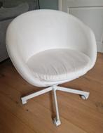 Zgn mooie witte bureaustoel, Ikea, Huis en Inrichting, Ophalen, Zo goed als nieuw, Wit