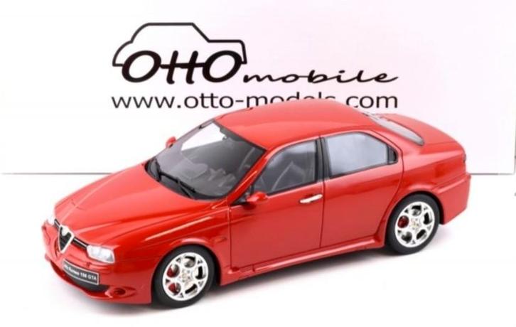 1:18 Alfa Romeo 156 GTA Sedan uit 2002 Ottomobile, Hobby en Vrije tijd, Modelauto's | 1:18, Nieuw, Auto, OttOMobile, Ophalen of Verzenden