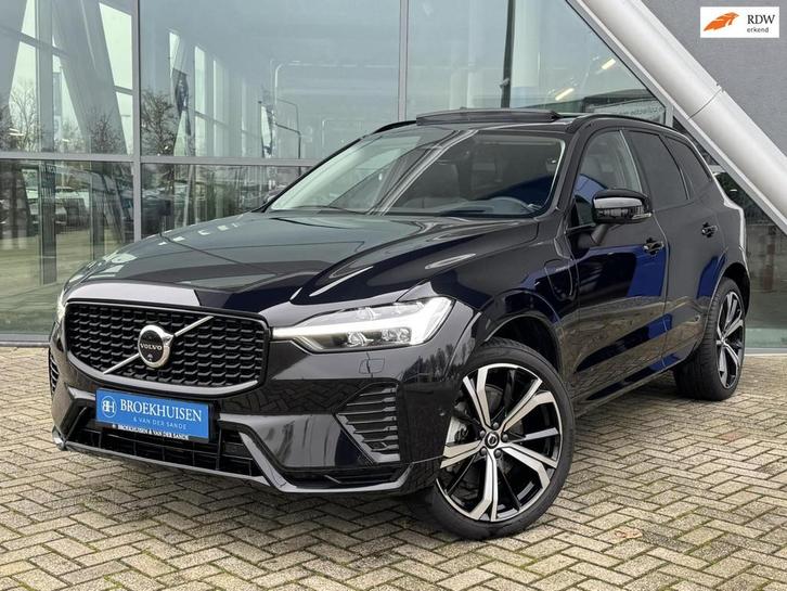 Volvo XC60 2.0 T8 Plug-in hybrid AWD Plus Black Edition 455p, Auto's, Volvo, Bedrijf, Te koop, XC60, 360° camera, 4x4, ABS, Achteruitrijcamera
