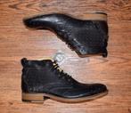 YELLOW CAB - leren Fresh veterboots black - maat 42, Kleding | Heren, Schoenen, Zwart, Boots, Nieuw, Ophalen of Verzenden
