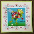 Geborduurde kaart 30, Ophalen of Verzenden, Zo goed als nieuw