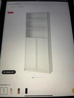 Witte Ikea Billy Oxberg met deuren nieuwprijs 109 euro, Ophalen, 200 cm of meer, 50 tot 100 cm, Zo goed als nieuw