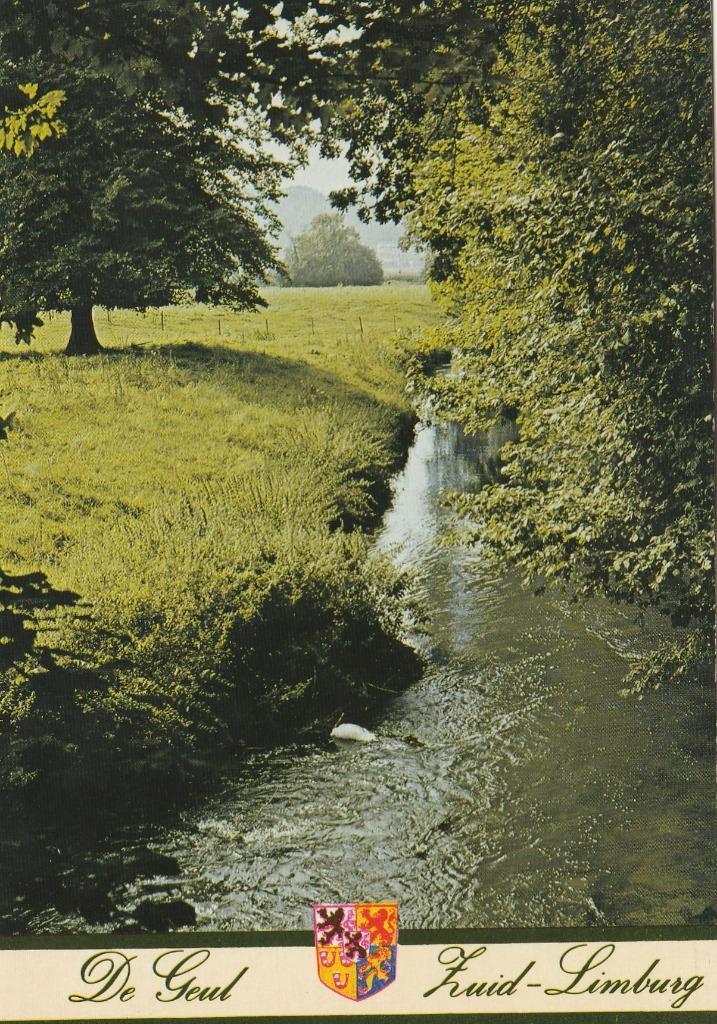 ZUID LIMBURG De Geul (Zwarte Tekstbalk), Verzamelen, Ansichtkaarten | Nederland, Ongelopen, Limburg, 1980 tot heden, Verzenden