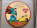Conoco Superman emaille reclamebord, Verzamelen, Merken en Reclamevoorwerpen, Ophalen of Verzenden, Gebruikt, Reclamebord