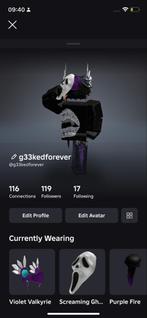 Zeldzaam Roblox Account met Limiteds, Spelcomputers en Games, Ophalen of Verzenden, Pc