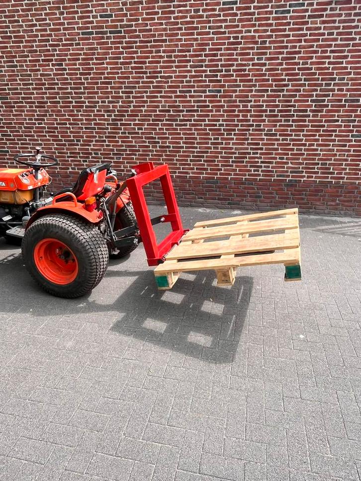 Palletheffer palletlepels minitractor CAT 1, Doe-het-zelf en Verbouw, Metalen, Nieuw, Ophalen of Verzenden