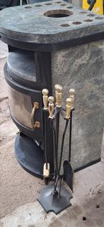 Zeer zware degelijke speksteenkachel 9kw, Ophalen, Gebruikt, Hout, Houtkachel