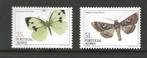 Azoren Portugal 365-368 insecten vlinders motten de 2 vlinde, Dier of Natuur, Verzenden, Postfris
