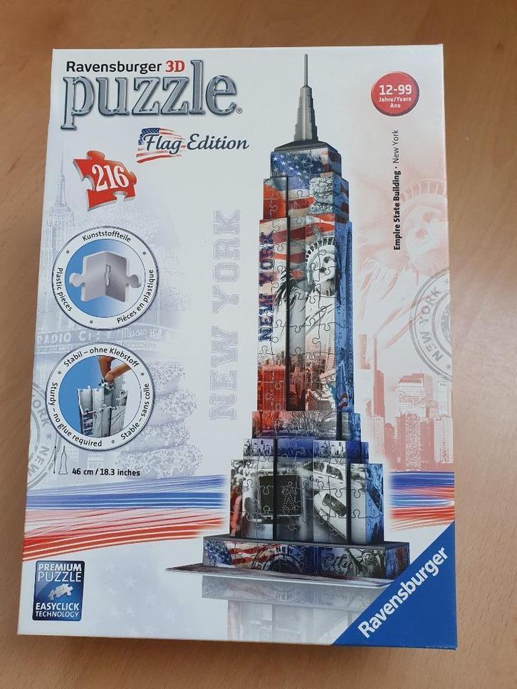 4 x 3D puzzel - Ravensburger, Hobby en Vrije tijd, Denksport en Puzzels, Zo goed als nieuw, Rubik's of 3D-puzzel, Minder dan 500 stukjes